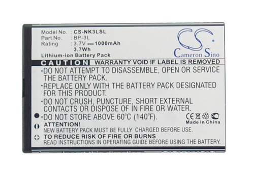 Battery for Nokia 303 603 Lumia 505 510 610 710 Sabre Myphone BP-3L BS-04 MP-S-V