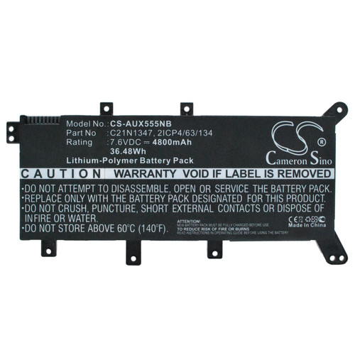 Battery for Asus A555 F555L C21N1347 2ICP4/63/134 0B200-01000200 0B200-01200100