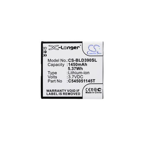 Battery for BLU D050L D050u D070 D141T D352L D390U Dash JR TV J L C545051145T