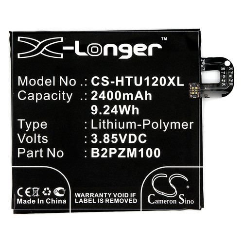 Battery for HTC Alpine U Play TD-LTE Dual SIM 35H00270-00M B2PZM100 CS-HTU120XL