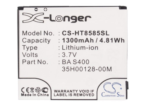 Battery for HTC HD2 Leo T8585 T-Mobile Dopod T8588 35H00128-00M BA S400 BB81100 Battery for HTC HD2 Leo T8585 T-Mobile Dopod T8588 35H00128-00M BA S400 BB81100