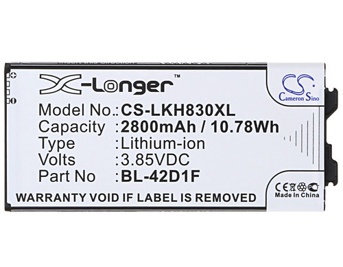 Battery for LG AS992 G5 Lite SE H820 H830 VS987 BL-42D1F EAC63238801 EAC63238901 Battery for LG AS992 G5 Lite SE H820 H830 VS987 BL-42D1F EAC63238801 EAC63238901
