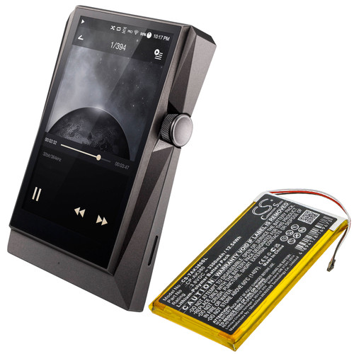 Battery for Astell & Kern AK300 AK380 CP-AK380 Media Player CS-TAK380SL 3.8v