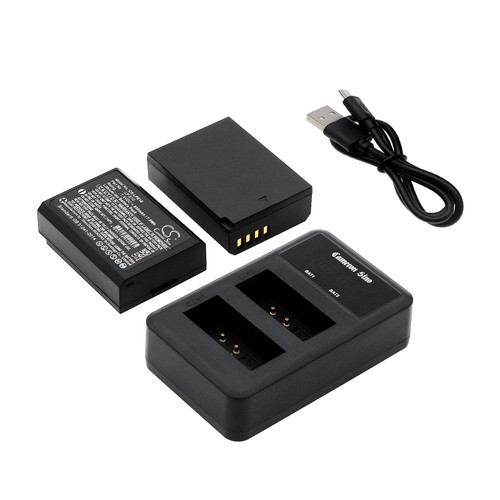Dual Battery Charger for Canon EOS 1100D Rebel T6 T3 T5 LP-E10 LP-E10C LP-E10E Dual Battery Charger for Canon EOS 1100D Rebel T6 T3 T5 LP-E10 LP-E10C LP-E10E