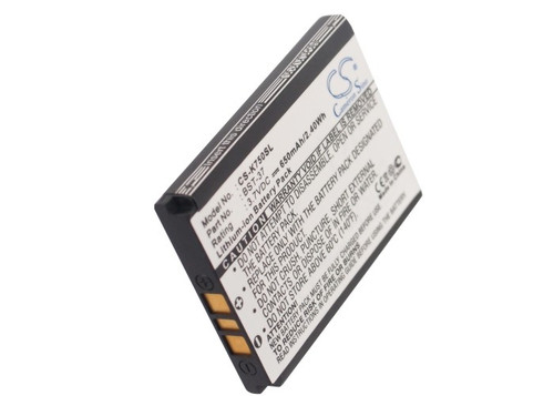 Battery for Sony Ericsson BST-37 D750 D750i J100i J110a J110c J210i J220a J220c