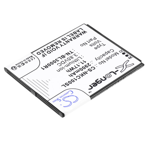 Battery for Nokia TN-BL3000R1 N152DL TA-1520 C100 2022 CS-NKC100SL 3.85V Li-ion