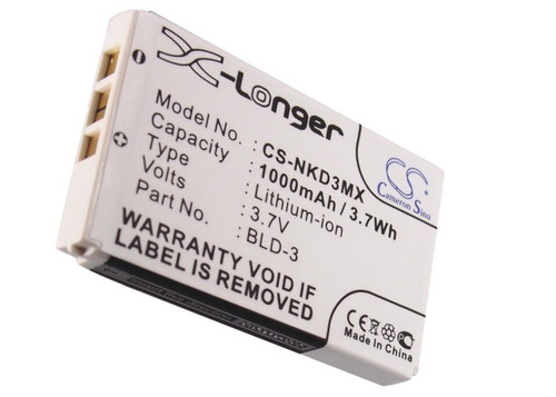 Battery for Nokia BLD-3 6610i 6610 7210 7250i 7250 6560 6225 6200 6220 3300 2100