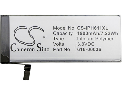 Battery for Apple 616-00036 iPhone 6s A1691 A1633 A1688 A1700 CS-IPH611XL 3.8V