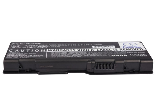 Battery for D5318 U4873 Y4873 YF976 Dell Inspiron 6000 9200 310-6321 312-0340