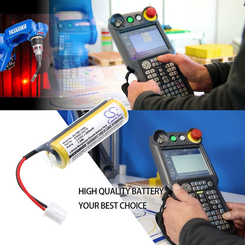 Battery for Yaskawa ER6BD-WK77P ER6BDWK77P YRC1000 CS-YMC110SL 3.6V Li-MnO2