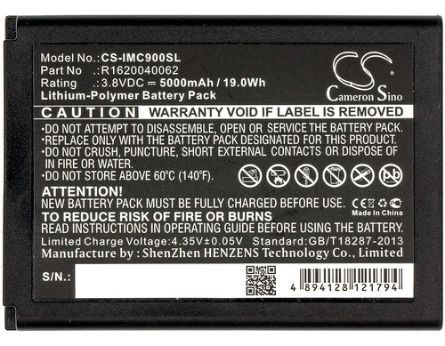 Battery for IDATA R1620040062 MC70 MC90HC MC90m MC95E MC95HC MC95V MC95W