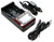 Battery Charger for 16650 17335 17500 17650 25500 26650 AA AAA w/Euro Cord + Car