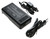 Battery Charger for 16650 17335 17500 17650 25500 26650 AA AAA w/Euro Cord + Car