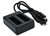 Battery Charger for Gopro Camera Hero 4 Black Silver HERO 4+ AHBBP-401 Dual USB