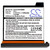 Battery for DJI Osmo Action cam AB1 Camera CS-DJS100MC 3.85v 1250mAh 4.81Wh