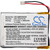 Battery for Garmin Forerunner 920XT 361-00078-00 Smartwatch CS-GMF920SH 300mAh