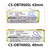 Battery for Oral-B Triumph 4000 3745 3761 3762 Toothbrush CS-OBT850SL 2000mAh