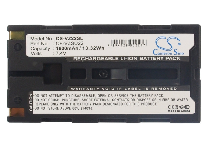 Battery for NEC 2UR18650F NIPPON R300ZD TVS-200EX TVS-500EX Thermo Gear G30