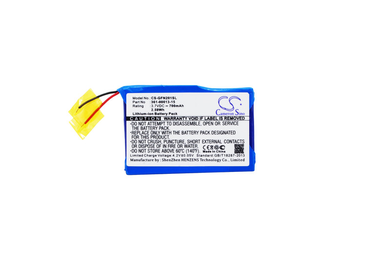 Battery for Garmin GPS 361-00013-15 Foretrex 101 201 CS-GFN201SL 3.7V 700mAh NEW