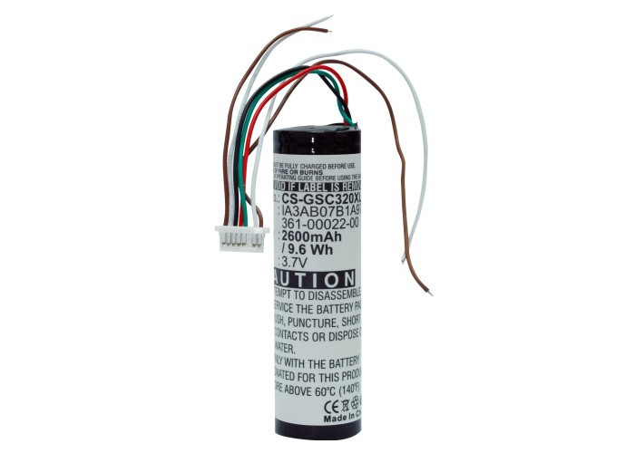Battery for Garmin 361-00022-05 IA3AB07B1A97 StreetPilot C320 C530 C550 2600mAh