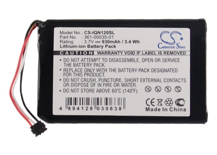 Battery for Garmin 361-00035-01 Nuvi 1200 1260 140T 150T 2595LMT Drive Assist 50