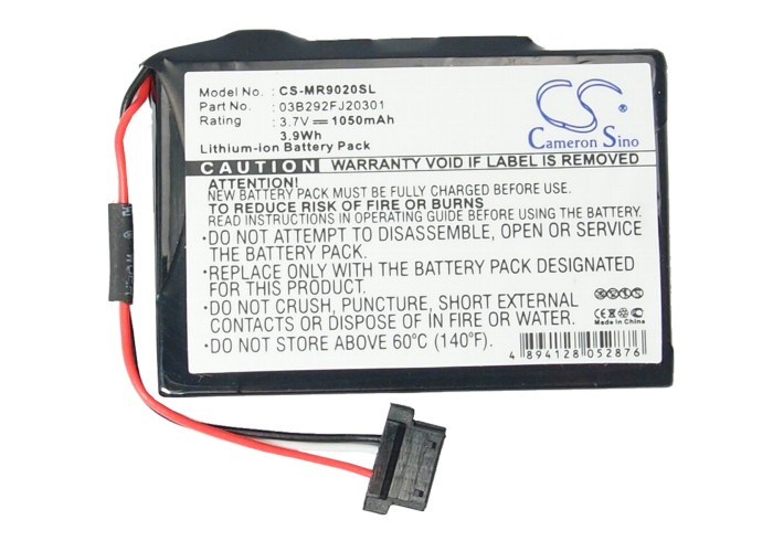 Battery for Magellan 03B292FJ20301 RoadMate 9020 9020TLM 9055 9055LM Pro 9165T