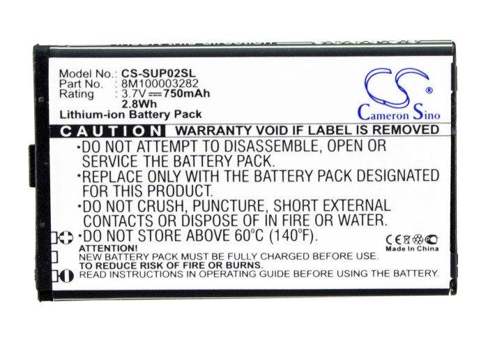Battery for Callaway 8M100003282 PA-CY001 31000-01 Uplay uPro G1 MX MX+ 750mAh