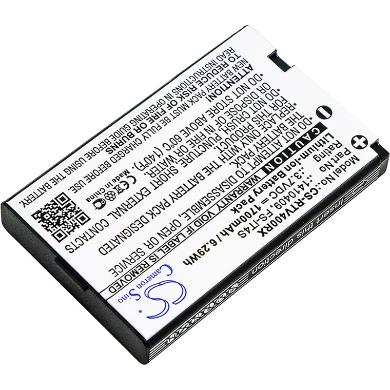 Battery for Reely GT4 EVO 1410409 FS-iT4S Remote Controller CS-RTV400RX 1700mAh