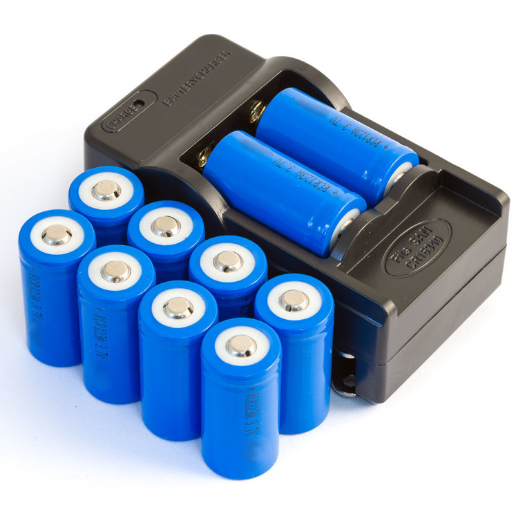 RCR123a 16340 Battery & Charger for Arlo