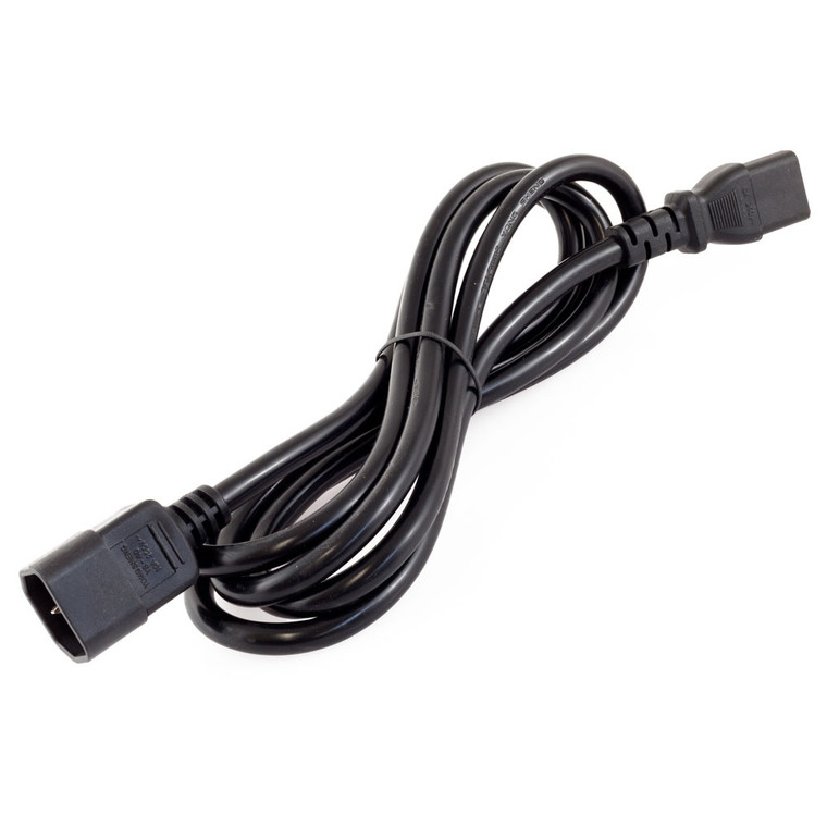 5-pack Power Extension cable 6ft Black C13 Female C14 Male 16AWG 10A 110V-250V