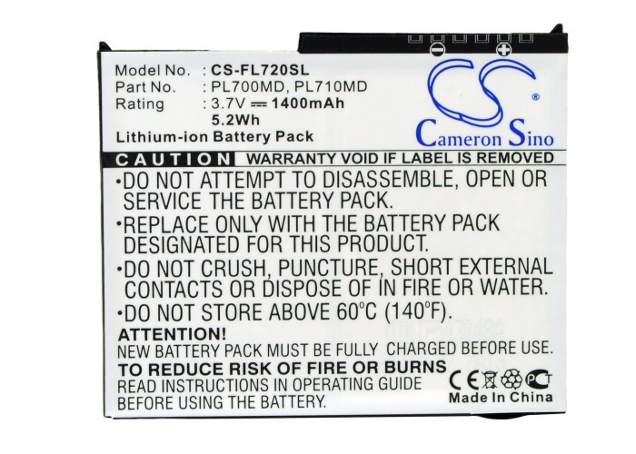 Battery for Fujitsu Loox 700 710 718 720 720bt 728 PL700MB PL700MD PL720MD PDA