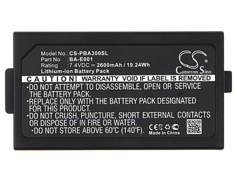 Battery for Brother PT-E300 PT-H300LI PT-H500LI P-touch PT-P750W BA-E001 PJ7
