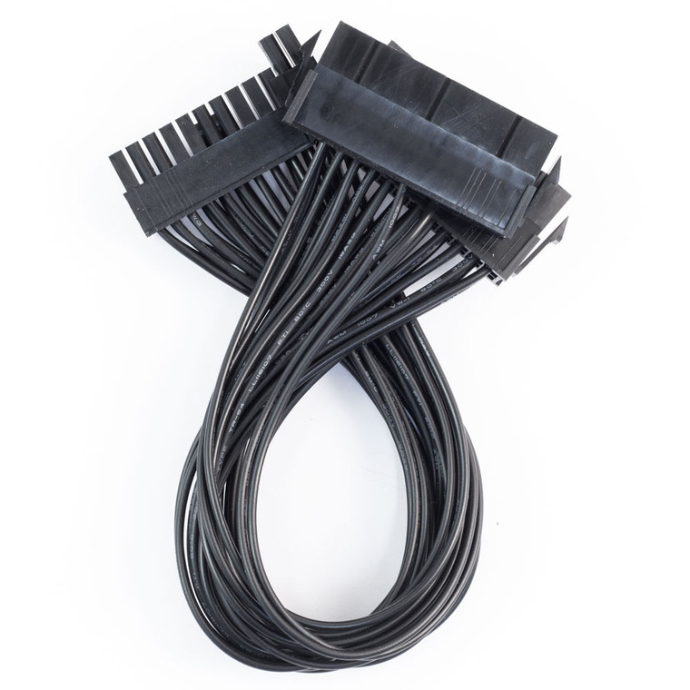 5 Pack 24Pin Dual PSU ATX Power supply adapter cable for Coin Mining 30cm QTY 5