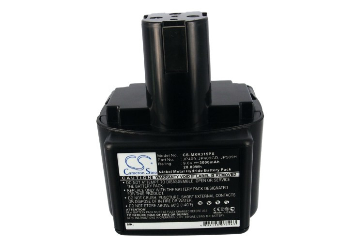 Battery for Max Rebar RB213 RB392 RB515 Tying Tool JP409 JP409GD 9.6v 3000mAh