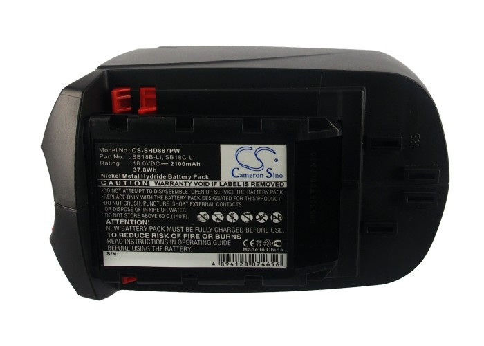 Battery for Skil 2810 2887 2897 4570 5850 5950 5995 7305 9350 SB18A SB18B SB18C