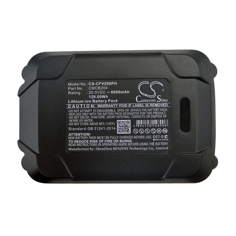 Battery for Craftsman V20 Axial Blower CMCB204 CMCB204-2 CMCB205 20.0v 6000mAh