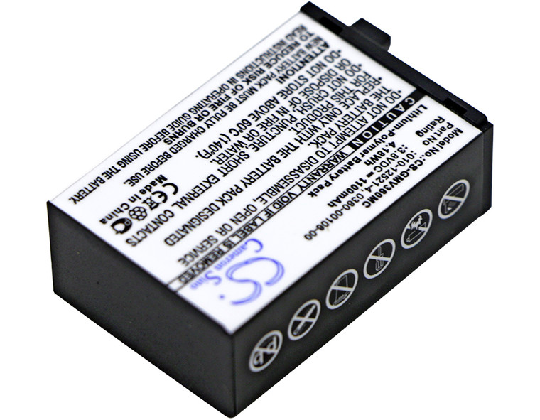 Battery for Garmin Virb 360 010-12521-40 360-00106-00 361-00106-00 1100mAh