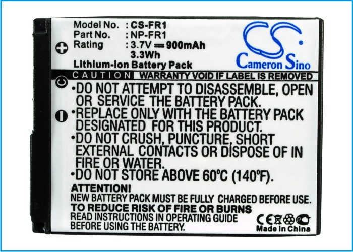 Battery for Sony DSC-F88 DSC-P100 DSC-P120 P150 DSC-P200 DSC-T30 DSC-V3 NP-FR1