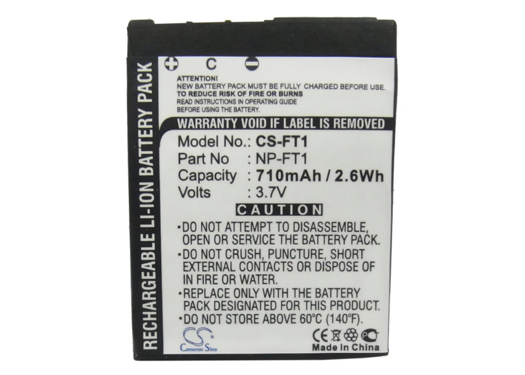 Battery for Sony DSC-L1 DSC-M1 DSC-M2 DSC-T1 DSC-T10 DSC-T33 DSC-T5 T9 NP-FT1