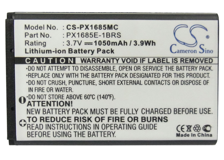 Battery for Toshiba Camileo S20 S40 084-07042L-009 PX1685 PX1685E PX1685E-1BRS
