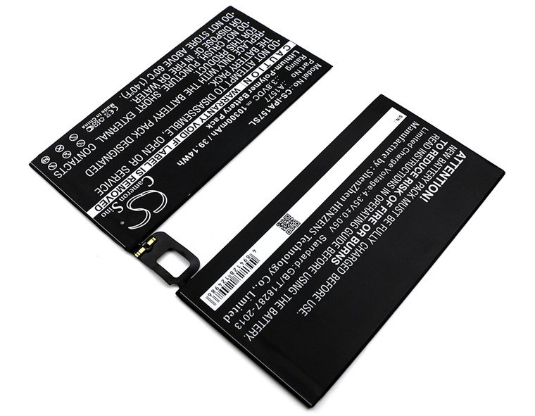 Battery for Apple iPad Pro 12.9 A1577 A1584 A1652 Tablet CS-IPA157SL 10300mAh