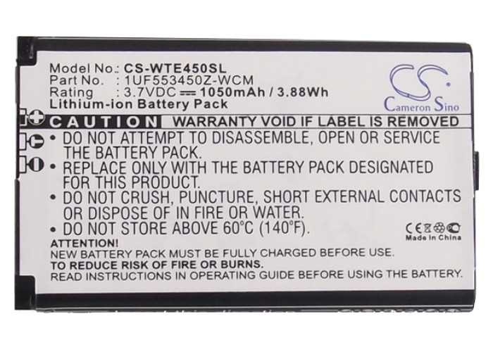 Battery for Wacom CTH-470 CTH-670 ACK40401 B056P036-1004 F1134J-711 SLA-A328