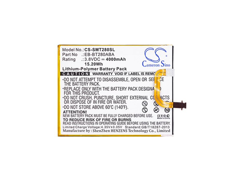 Battery for Samsung Galaxy Tab E A 7.0 2016 4G SM-T280 EB-BT280ABE GH43-04588A