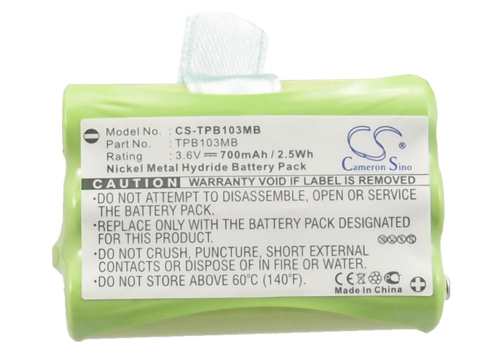 Battery for Topcom Babytalker 1010 1020 1030 Twintalker 3700 CS-TPB103MB 700mAh