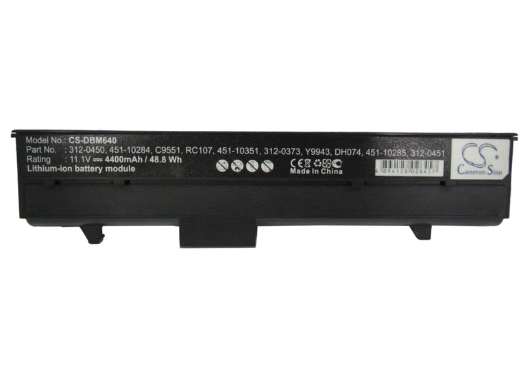 Battery for DELL 630M PP19L XPS M140 Y9943 CC156 DC224 Y9948 312-0373 312-0451