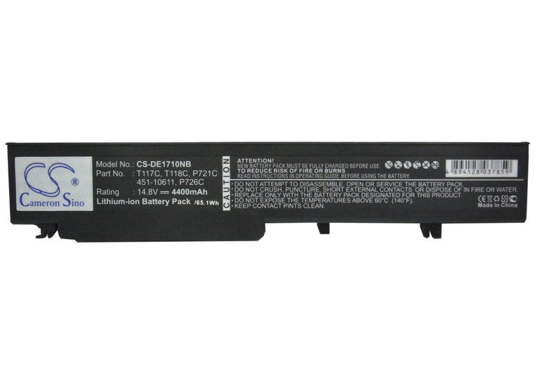 Battery for DELL Vostro 1710 1720 312-0740 312-0741 312-0894 P721C T117C T118C