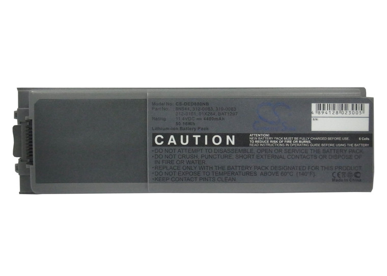 Battery for DELL Inspiron 8500M Latitude D800 Precision M60 310-0083 312-0101