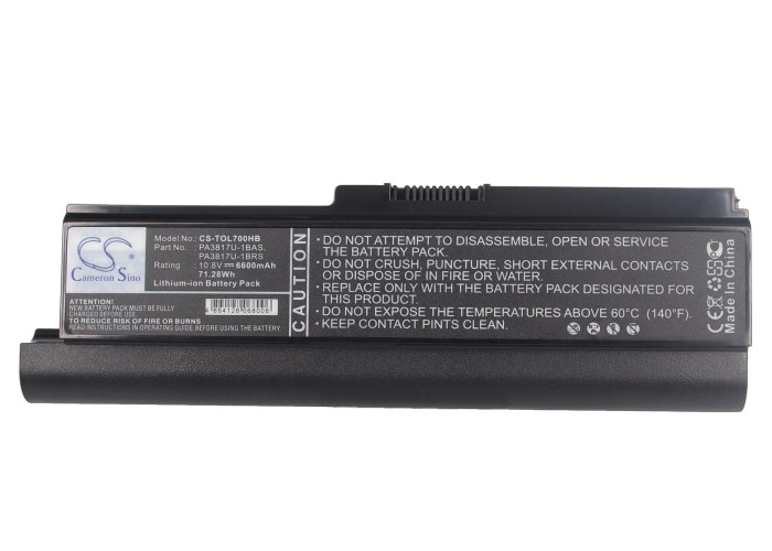 Battery for Toshiba L700D Satellite L700 L750 L775 PA3817U-1BAS PA3817U-1BRS