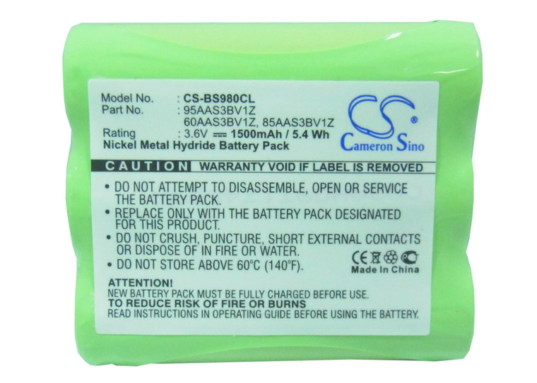 Battery for Cidco D271 D933 E933 GP 60AAS3BV1Z 85AAS3BV1Z 95AAS3BV1Z SBC 368B