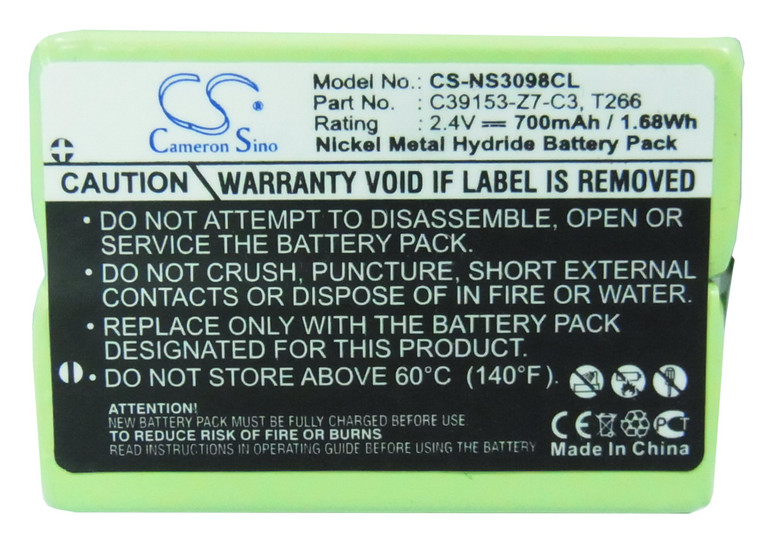 Battery for GP T266 7M2BZ Siemens C39153-Z7-C3 NS-3098 Telia DETEWE BC101590